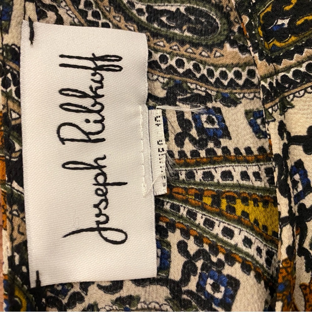 Joseph Ribkoff Multicolor‎ Paisley Design, Fringe - Picture 5 of 5
